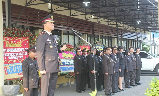 Apel HUT Bhayangkara, Kapolres Pelabuhan Bacakan Amanat Presiden 2