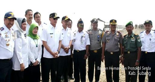 Pj Gubernur Jabar Kunjungi Pembangunan Pelabuhan Patimban 2