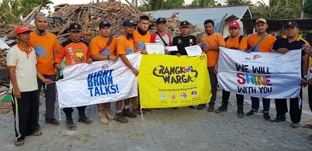 Karyawan IKT Salurkan Bantuan Gempa Lombok 5