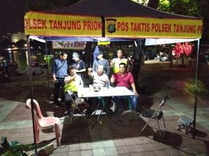 Kapolsek Tanjung Priok Hadir Ditengah Keramaian Danau Sunter, Situasi Kondusif   1