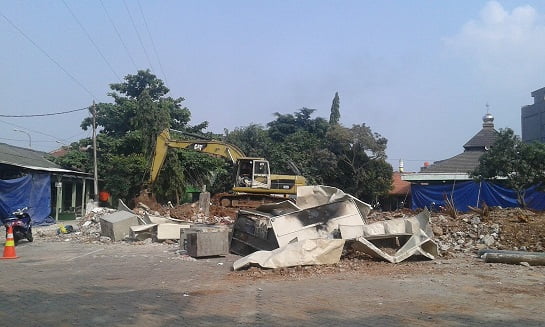 Kontraktor "Bermasalah" Pelaksana Pembangunan Kantor Kecamatan Tanjung priok 4