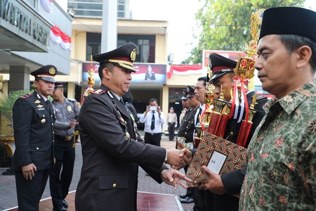 polres jakpus-penghargaan Peringati HUT RI ke-73 Polres Jakpus Berikan Penghargaan 5