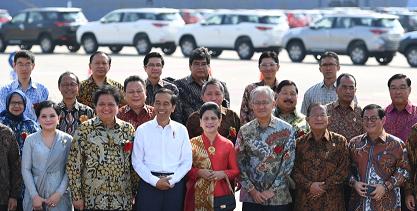 Presiden Jokowi Hadiri Perayaan Ekspor 1,3 Juta Unit Mobil 5