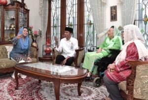 Presiden Jokowi Silaturahmi ke Kediaman Istri Gus Dur 2