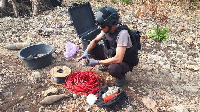 Polres Bojonegoro Temukan Bahan Peledak Diduga Peninggalan Perang Dunia II 2