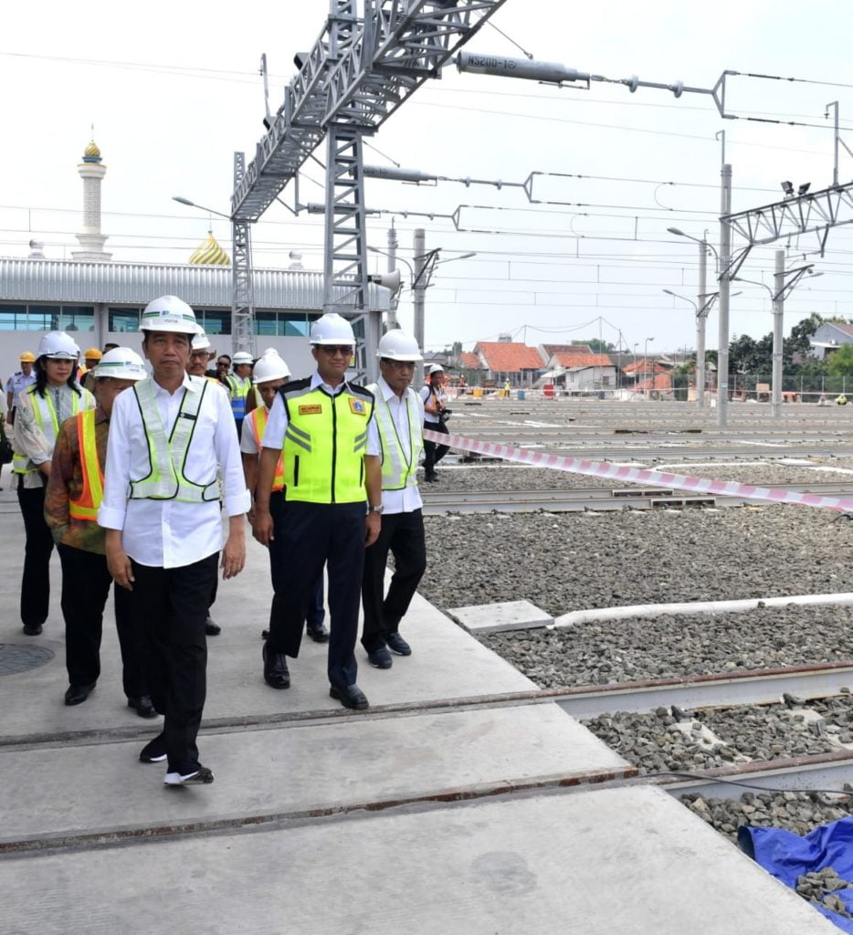 Presiden Jokowi Jajal MRT dari HI Hingga Lebak Bulus 3