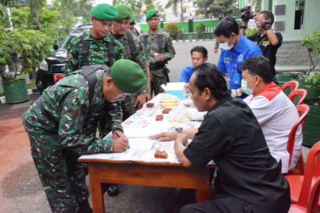 BNN Sidak TNI Brebes 2