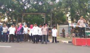 Kapolsek, Danramil dan Camat Kemayoran Gelar Apel Pasukan Pengamanan Natal dan Tahun Baru 1