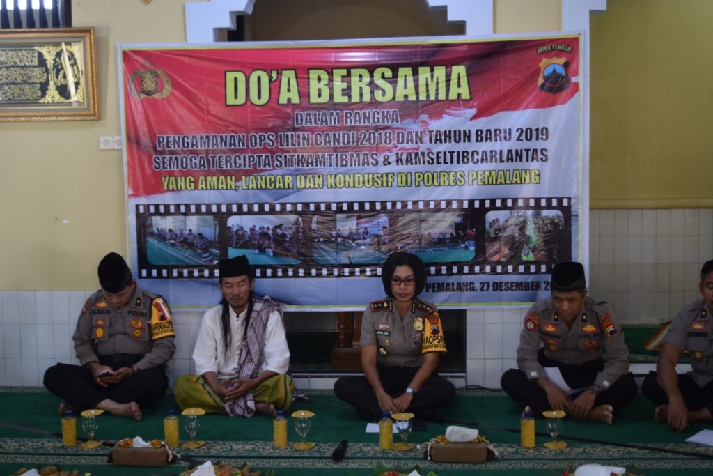Polres Pemalang Gelar Doa Bersama, Kapolres: Jaga Kesehatan, Tugas Semakin Padat 4