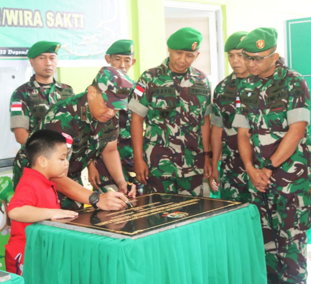 Danrem 161/Wira Sakti Resmikan TK Kartika dan Mess Penerbad 2