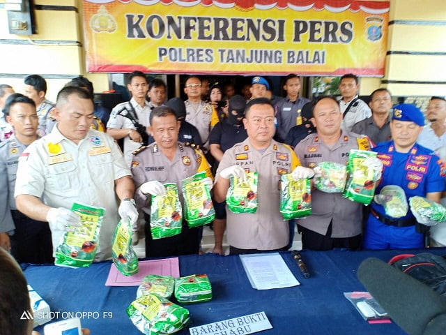 Polres Tanjung Balai Tangkap Jaringan Narkotika Internasional 5