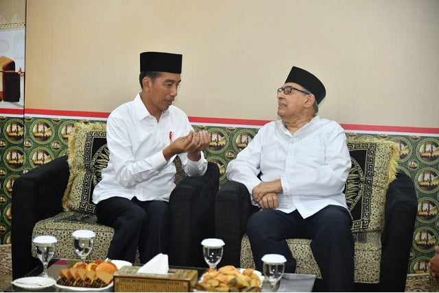Presiden Jokowi dan Quraish Shihab Diskusi Islam Moderat 3