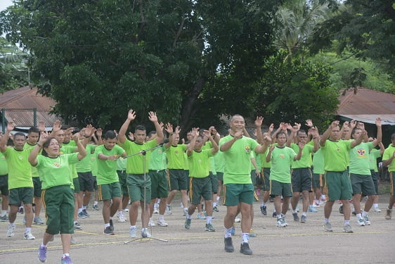 Asrama TNI AD: Tebar Senyum Melalui Olahraga Aerobik 3