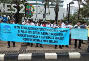 Ini 9 Tuntutan Pegawai Pasar Jaya Demo Ke Balai Kota 2