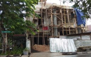 Bangunan Megah di Jl.Berlian Raya Disegel Citata Kemayoran 1