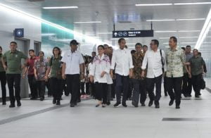 Kembali Jajal MRT, Presiden: Sudah Siap Untuk Beroperasi 1
