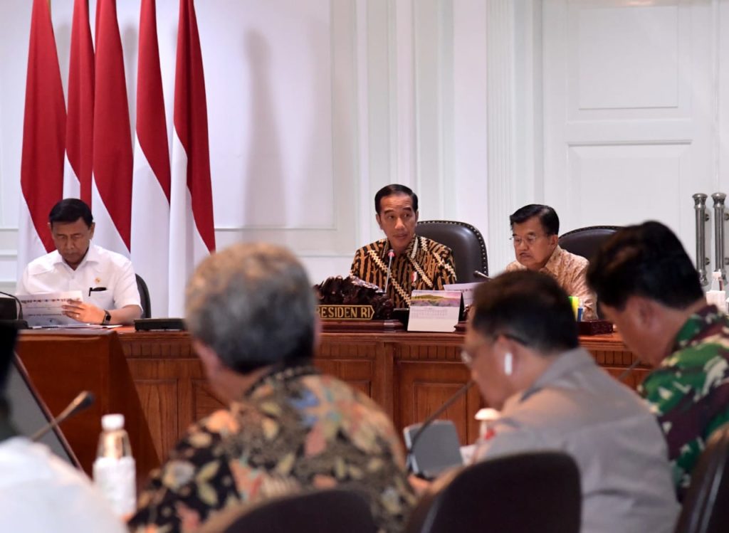 Presiden Jokowi Gelar Rapat Terbatas Pemindahan Ibu Kota 5