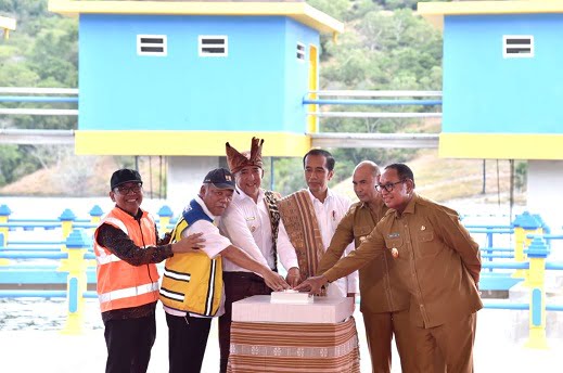 Resmikan Bendungan Rotiklot, Presiden: Air Kunci Kemakmuran di NTT 3