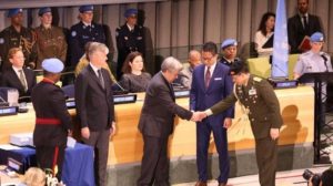 Penasehat Militer PTRI Untuk PBB Menerima Hammarskjold Medal Award 2019 1