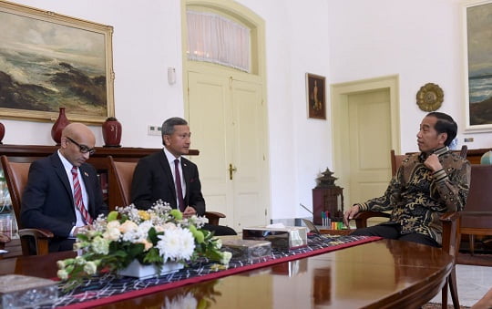 Presiden dan Menlu Singapura Bertemu di Istana Bogor, Bahas Persiapan Leader's Retreat 2