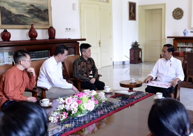 Presiden Jokowi Bertemu Rapper Rich Brian di Istana Bogor 4