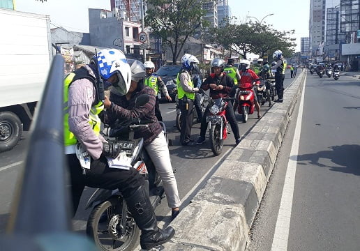 370 Pelanggar Lalin Ditilang Satlantas Polresta Depok 5
