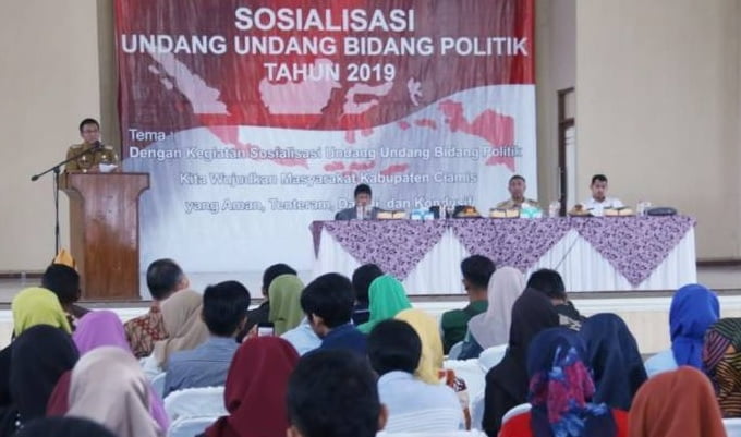 Sosialisasi UU Politik, Bupati Ciamis: Target 5 Tahun Kedepan 19 Indikator Harus Dicapai 3