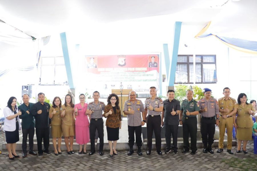 Buka Bakti Kesehatan Polri di Unima Tondano, Wakapolda: Polisi Juga Bagian dari Kampus 3