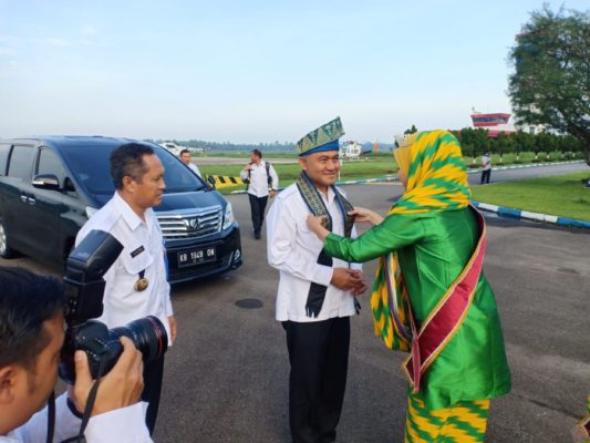 Wadanlantamal XII Sambut Kedatangan Kunjungan Kerja Kepala BNN RI 1