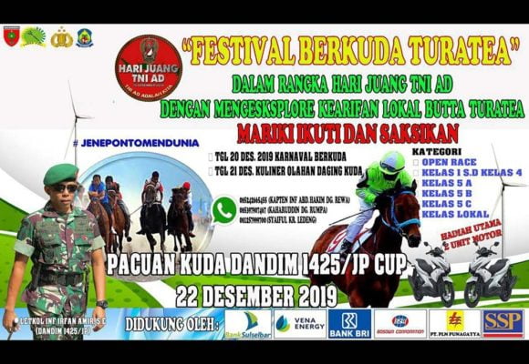 Ingin Makan Daging Kuda? Kunjungilah Festival Berkuda Turatea di Jeneponto 1