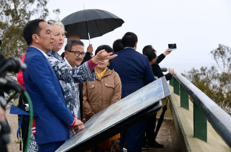Kunjungi Mount Ainslie, Presiden Pelajari Pembangunan Ibu Kota dari Australia 5