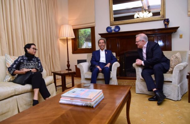 Presiden Jokowi Dijamu Santap Malam oleh PM Morrison 2 Presiden Jokowi Dijamu Santap Malam oleh PM Morrison 2