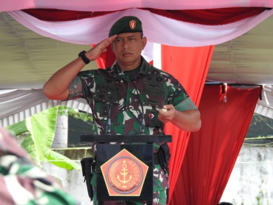 Pasukan Satgas Rehab Rekon Zeni TNI Tiba Di Lombok, Korem 162/WB Gelar Upacara Penyambutan 19