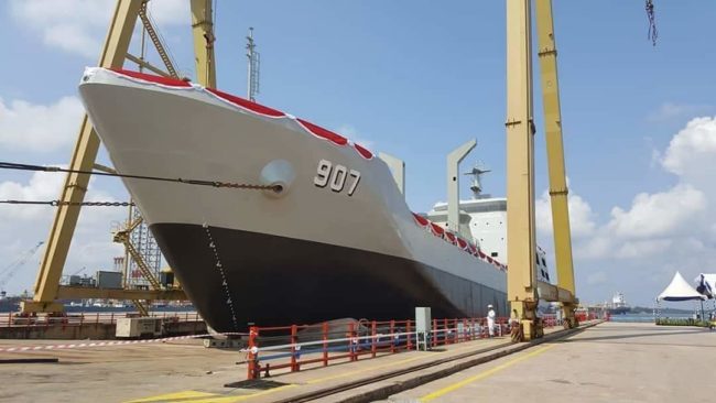 KRI Bontang-907 Resmi Pekuat Unsur Satban Koarmada I 20