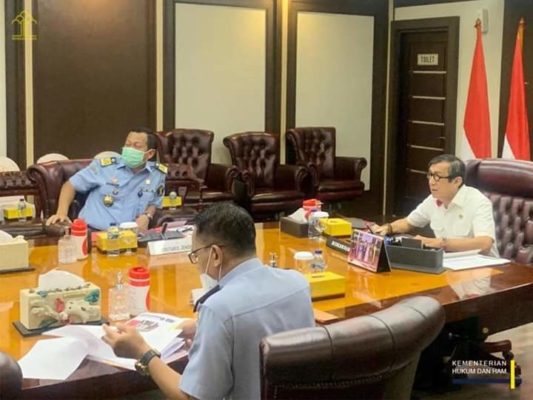 Yasonna Laoly Ingatkan Kakanwil Kumham Tingkatkan Koordinasi dengan Kepolisian 2