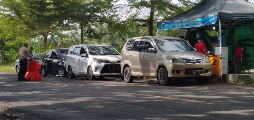 Situasi Pos Perbatasan Ciamis - Pangandaran Pada Massa Libur Idul Fitri 4