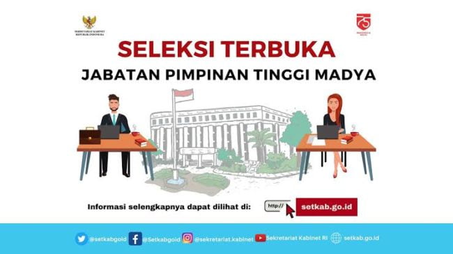 15 Peserta Lulus Seleksi Administrasi Jabatan Pimpinan Tinggi Madya Sekretariat Kabinet 21