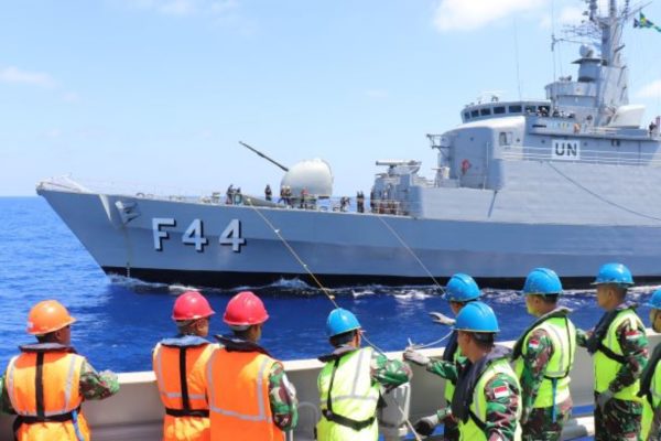 KRI Hasanudin-366, Laksanakan Latihan Bersama Kapal Perang Brazil BRS Independencia F-44 1 KRI Hasanudin-366, Laksanakan Latihan Bersama Kapal Perang Brazil BRS Independencia F-44 1