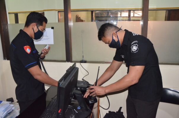 Polda Bali Cek Fasilitas Jaringan di Posko Ops Bina Kusuma Agung 2020 20
