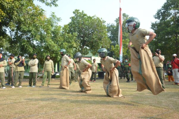 Lomba Semarakkan HUT RI ke 75, Dandim Ponorogo Tekankan Anggota Patuhi Protokol Kesehatan Covid-19 1