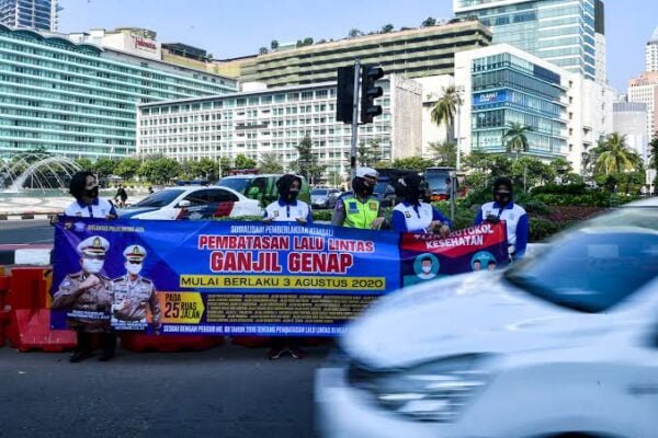 Sosialisasi Penerapan Ganjil – Genap Diperpanjang, Pemberlakuan Tilang Mulai Pekan Depan 1