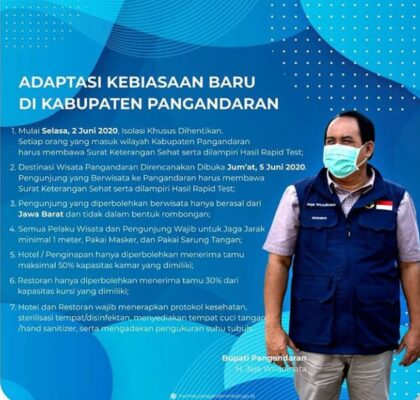 New Normal: Pelaku Usaha Wisata di Pangandaran Akan di Test Swab 2