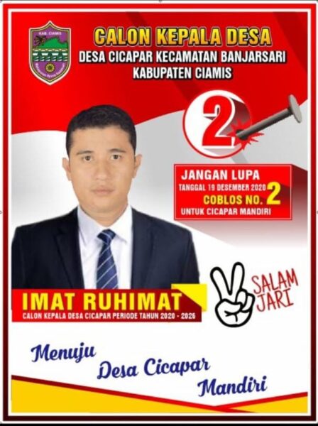 Terpilih di Pilkades 2020 Desa Cicapar, Imat Ruhimat: Ini Amanah, Mari Kita Semua Bersinergi 2