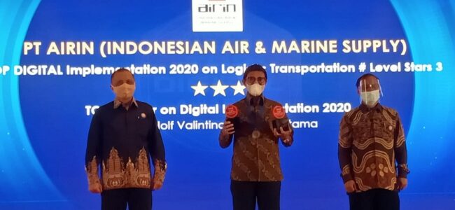 Dirut PT Airin Raih Top Leader On Digital Implementation 2020 Versi Majalah ItWorks 1