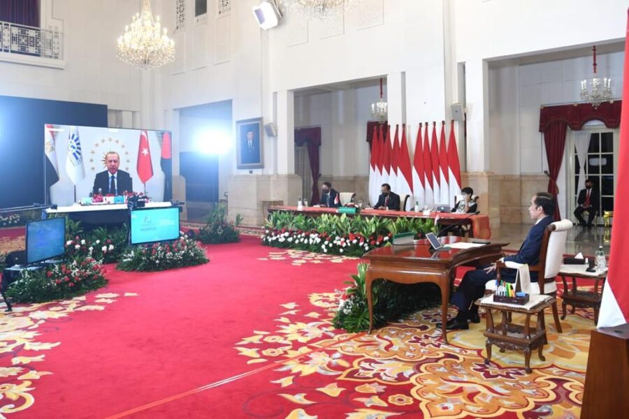 Dihadiri Presiden Jokowi Secara Virtual, KTT D-8 Hasilkan Dua Dokumen 4