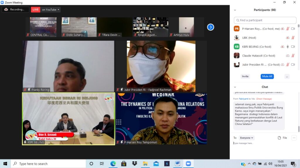 Fadjroel Rachman Jadi Pembicara Webinar Dinamika Hubungan Diplomatik Indonesia-Tiongkok 3