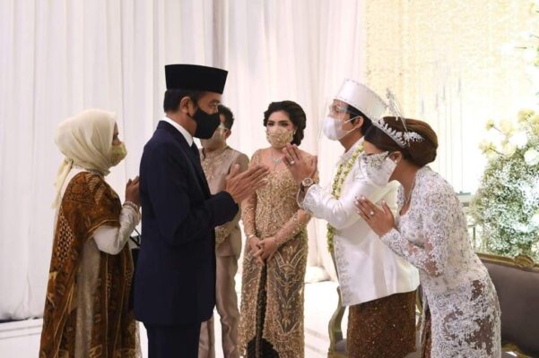Presiden Joko Widodo dan Ibu Negara Iriana Hadiri Akad Nikah Aurel dan Atta 2