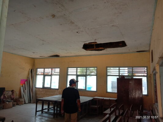 4 Ruang Kelas Rusak, Kepala Sekolah SDN 05 Loning Berharap Bantuan Perbaikan 4