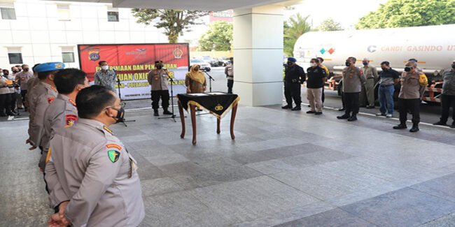 Ketersediaan Oksigen di Rumah Sakit, Polda DIY Salurkan 12 Ton Oksigen Cair 1