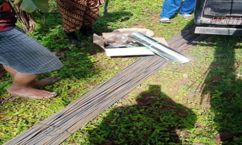 Matrial pembangunan Pondok pesantren Al Hikmah Dusun Calingcing panawangan diduga digaruk maling 2